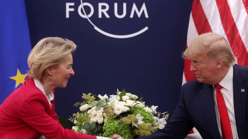 FILE PHOTO: 2020 World Economic Forum in Davos