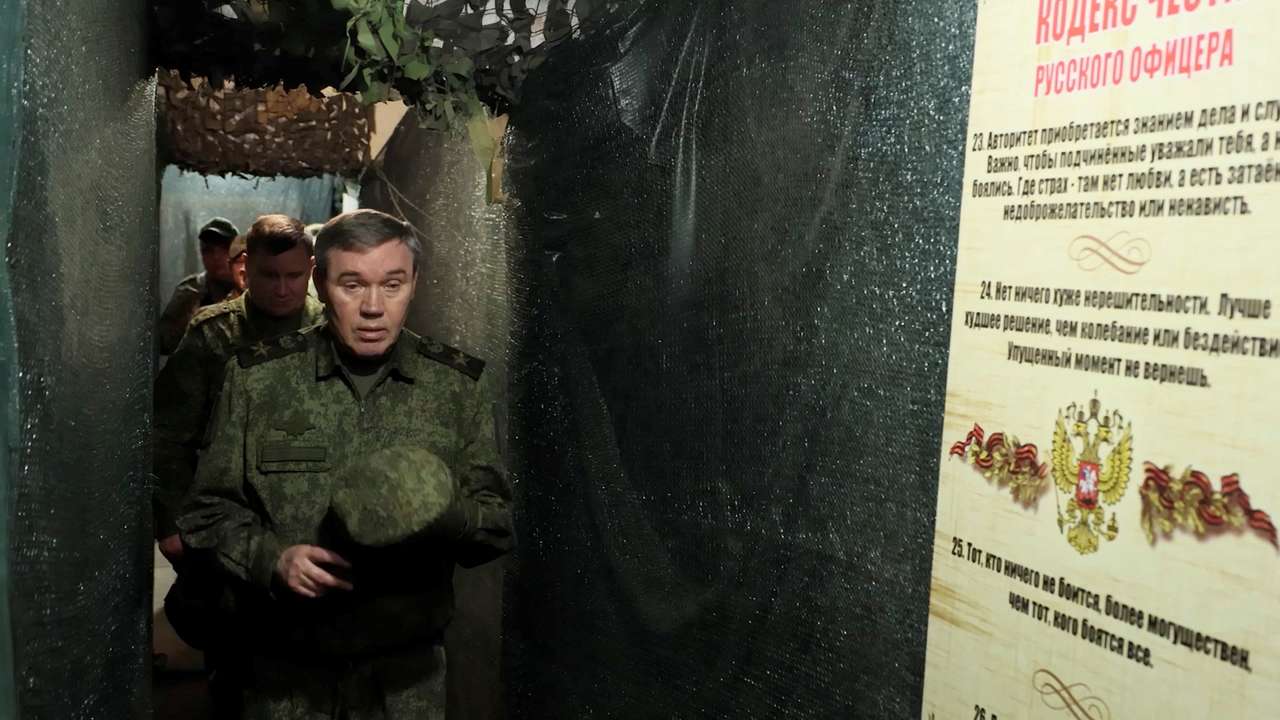 Russia's military chief Gerasimov inspects forces amid conflict with Ukraine