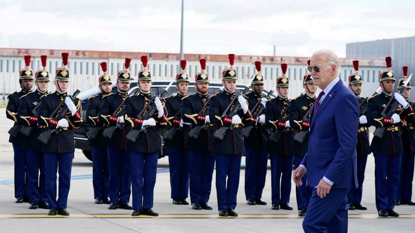 U.S. President Joe Biden visits France
