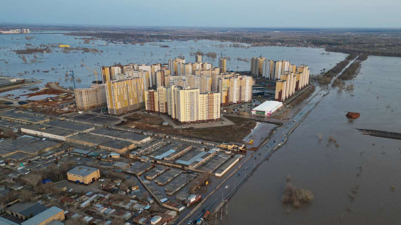 FILE PHOTO: Flooding in Orenburg region