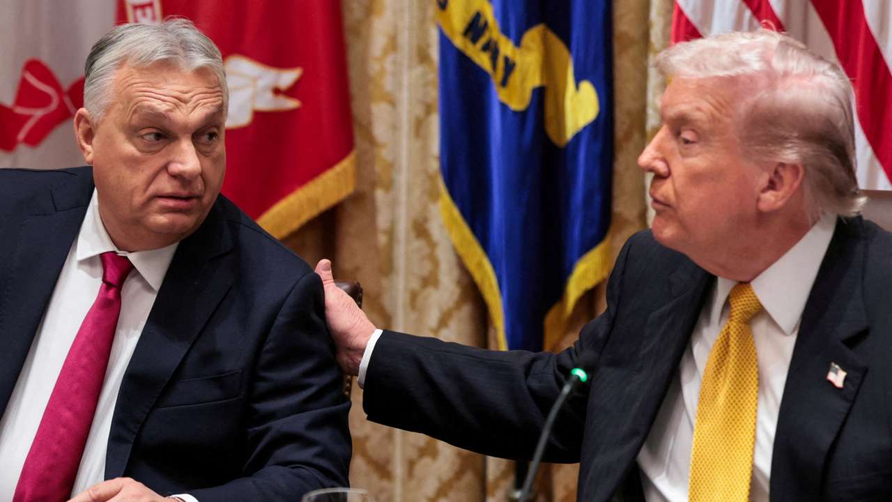 FILE PHOTO: U.S. President Trump meets with Hungary's Prime Minister Orban at the White House