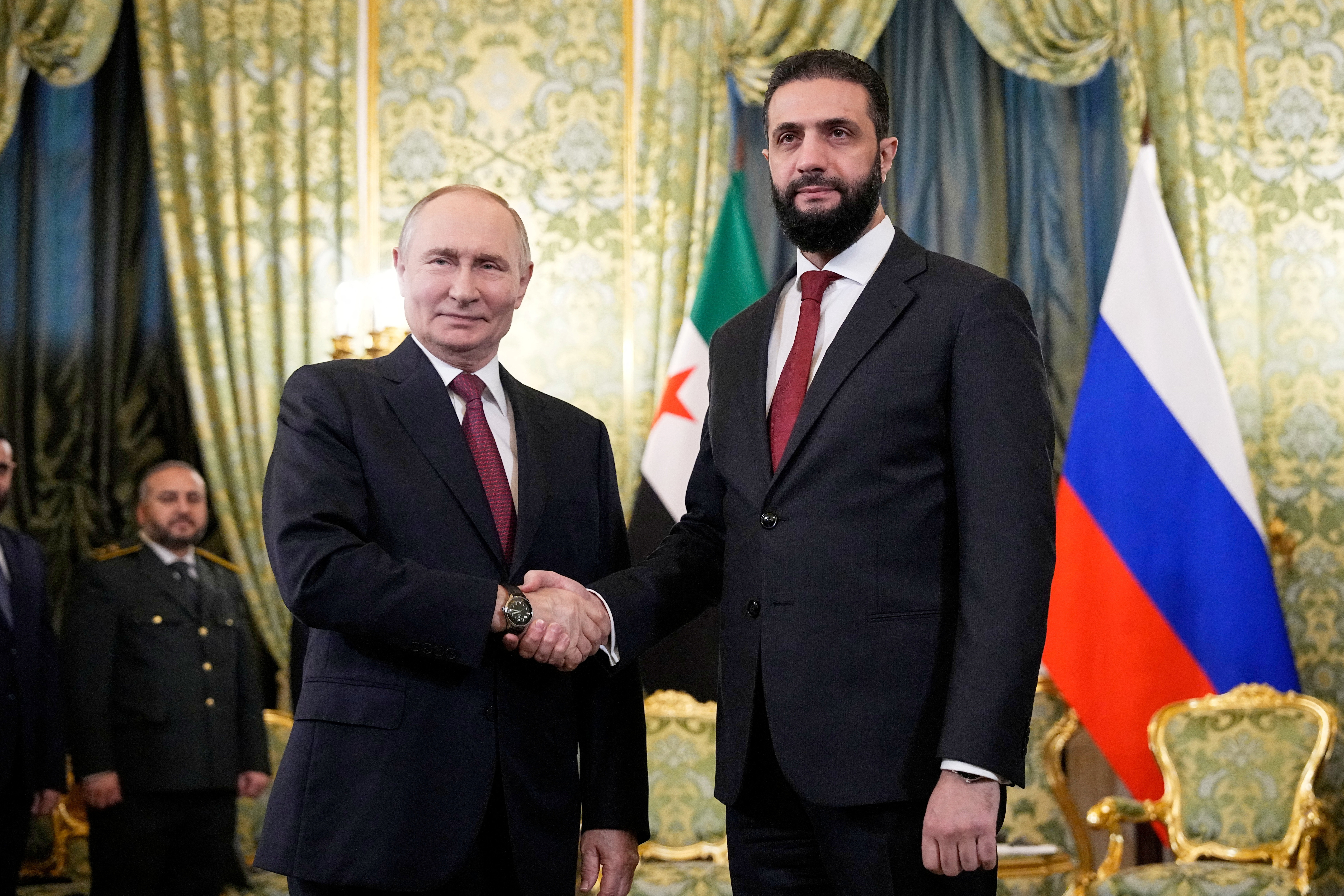 Russia's President Putin and Syria's President Sharaa meet in Moscow