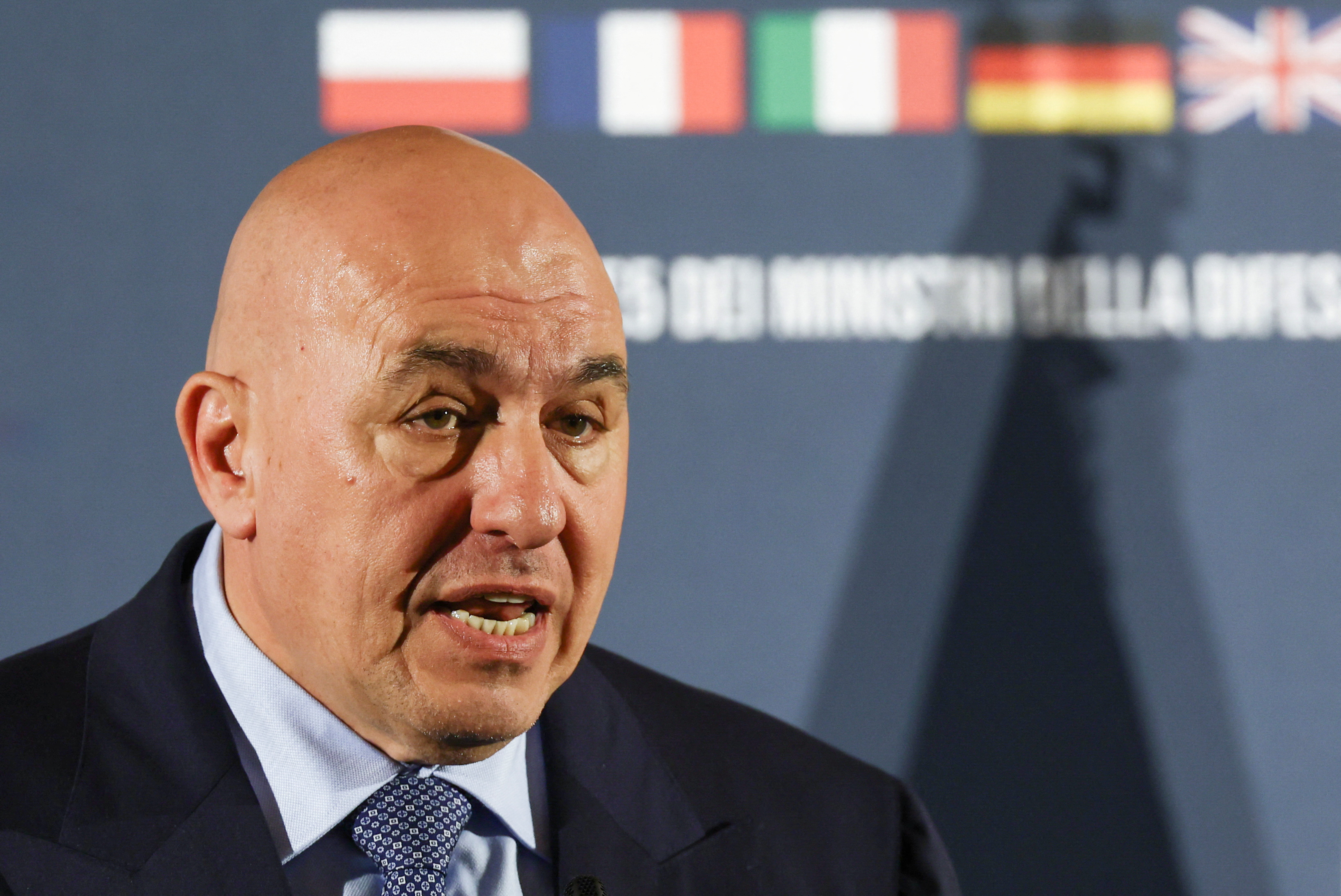 Meeting of the European Group of Five Defence Ministers at the Italian Air Force Headquarters in Rome