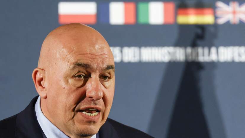 Meeting of the European Group of Five Defence Ministers at the Italian Air Force Headquarters in Rome