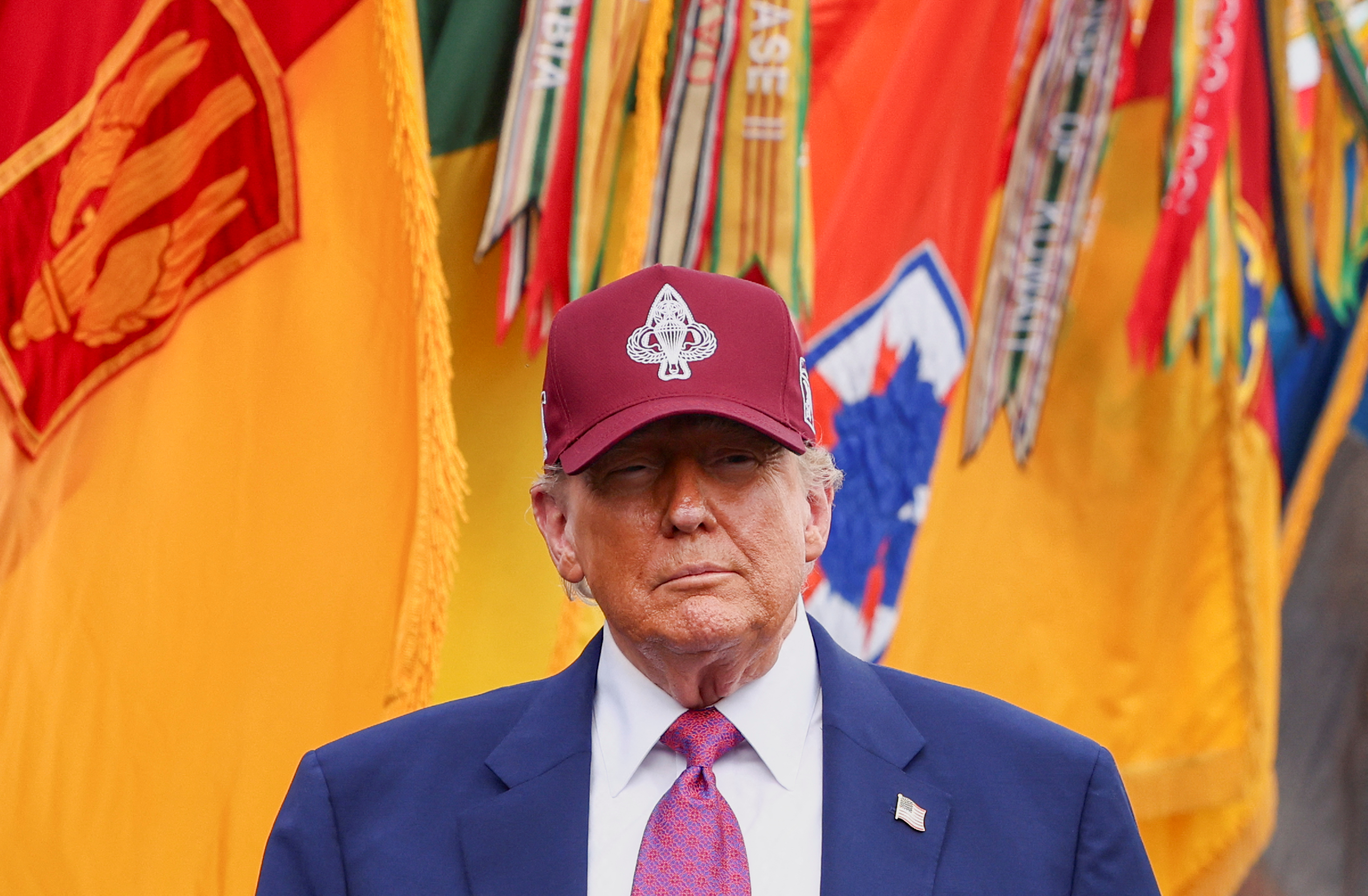 Trump visits Fort Bragg to mark U.S. Army anniversary
