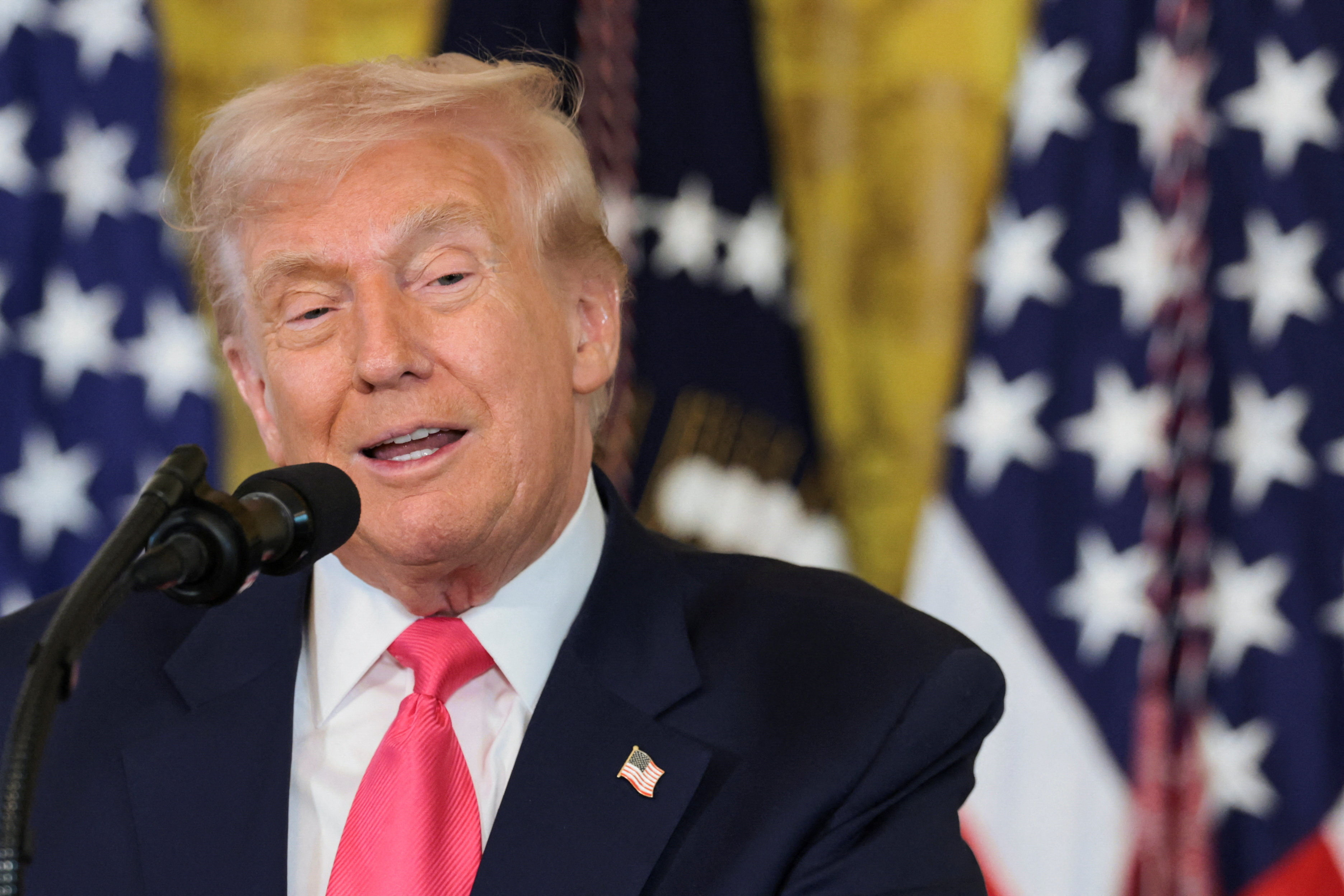 U.S. President Trump holds event to sign executive order at the White House in Washington