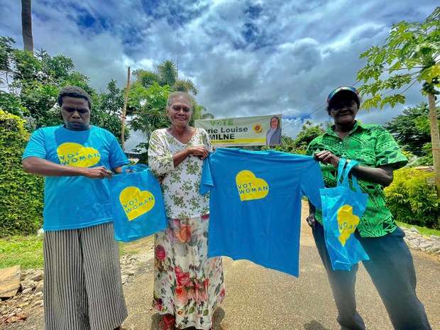 Vanuatu campaigners for Marie Louise Milne female
