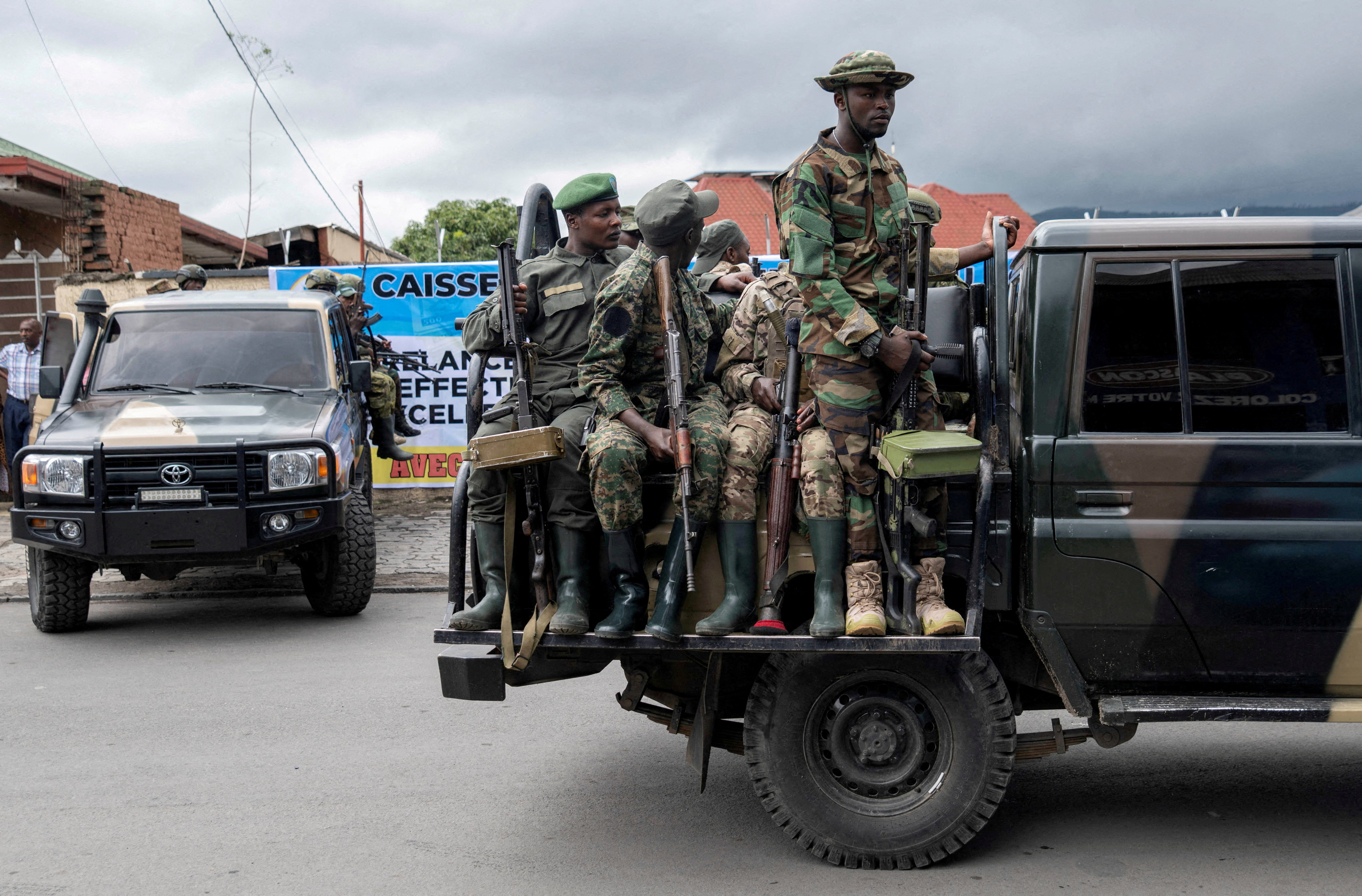 FILE PHOTO: FILE PHOTO: M23 officials attend at the opening ceremony of CADECO in Goma