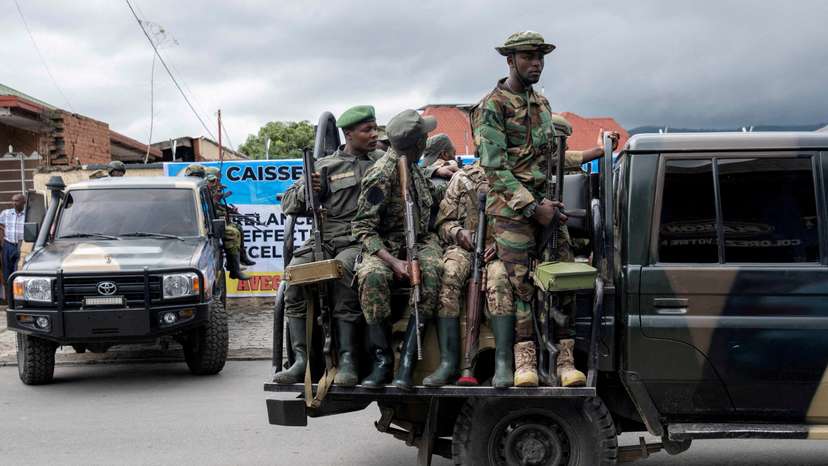 FILE PHOTO: FILE PHOTO: M23 officials attend at the opening ceremony of CADECO in Goma