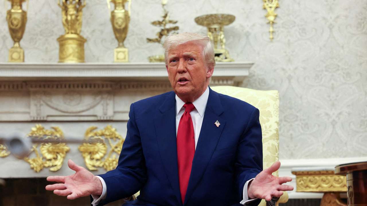 U.S. President Trump meets Israeli PM Netanyahu in Washington