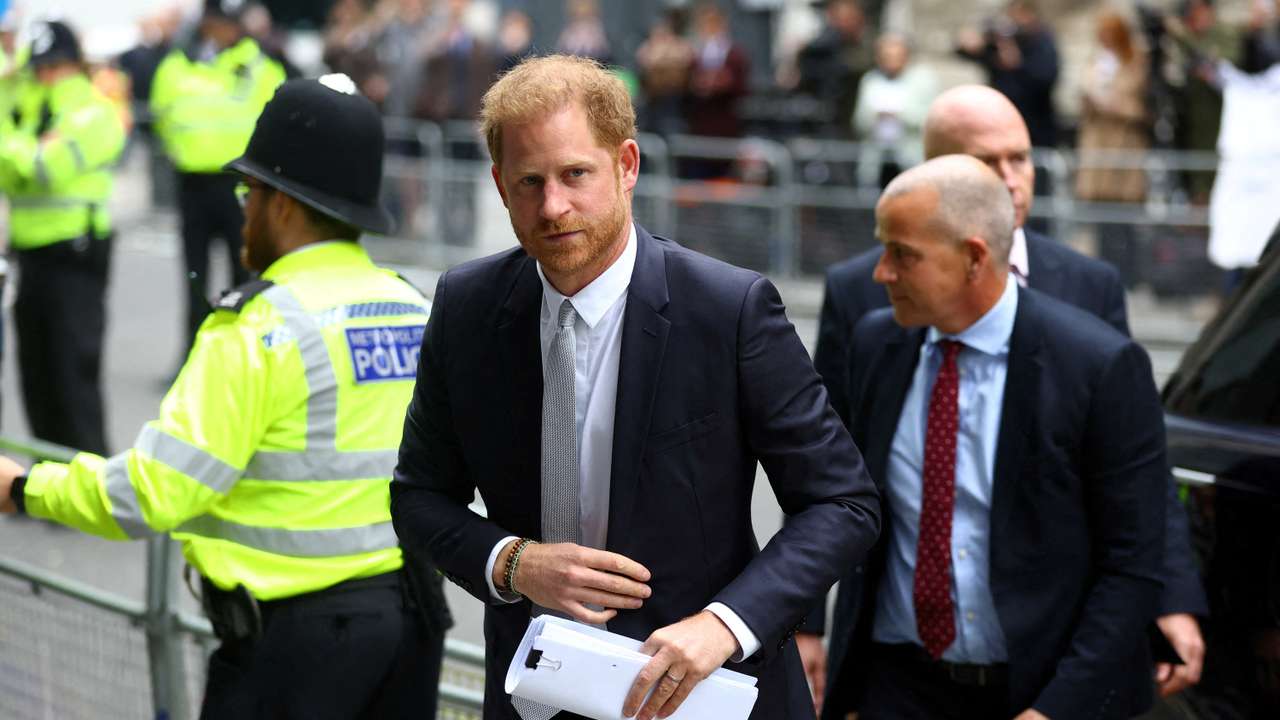 FILE PHOTO: Britain's Prince Harry, Duke of Sussex's lawsuit against a newspaper group, in London