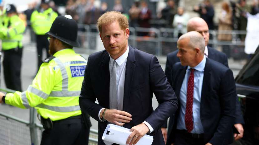 FILE PHOTO: Britain's Prince Harry, Duke of Sussex's lawsuit against a newspaper group, in London