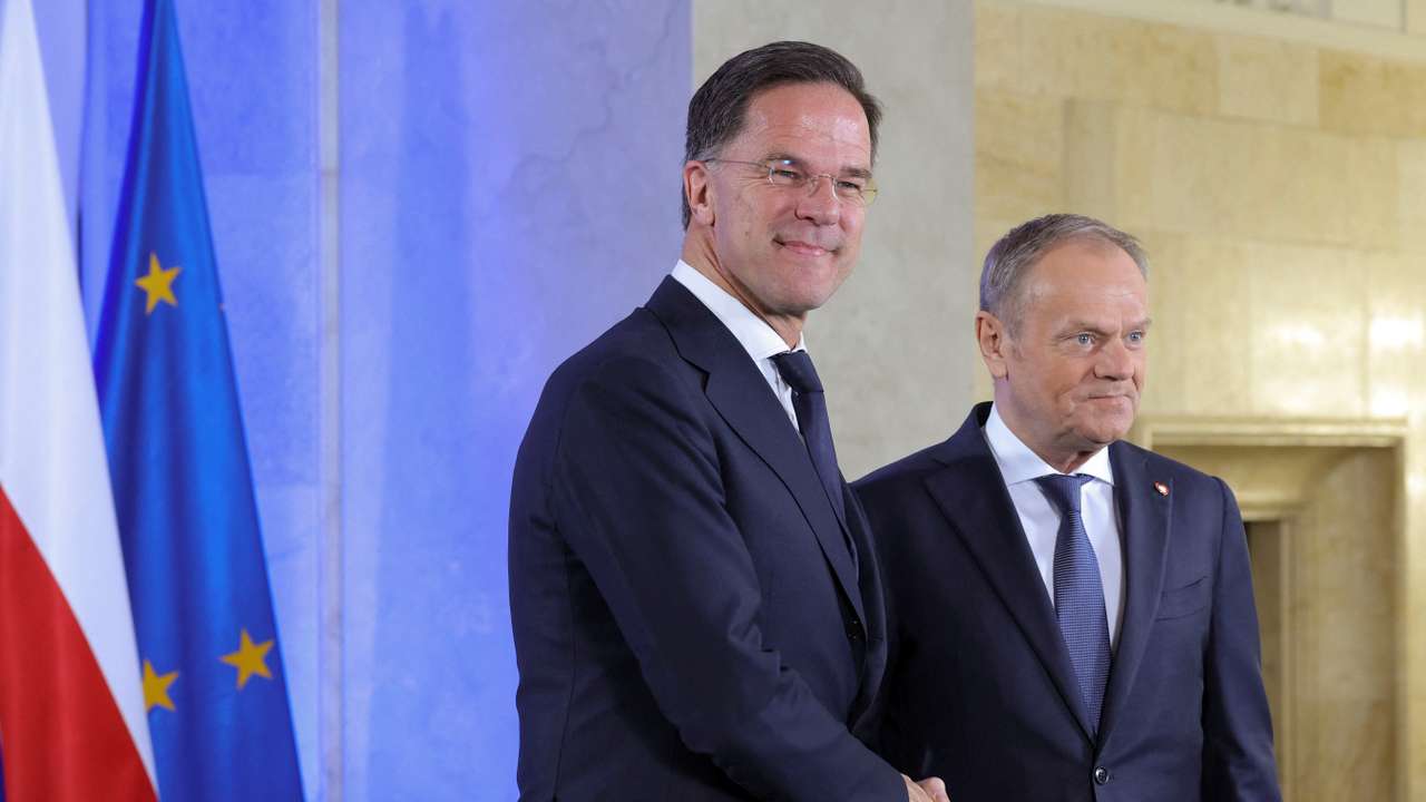NATO Secretary General Rutte meets with Polish Prime Minister Tusk in Warsaw