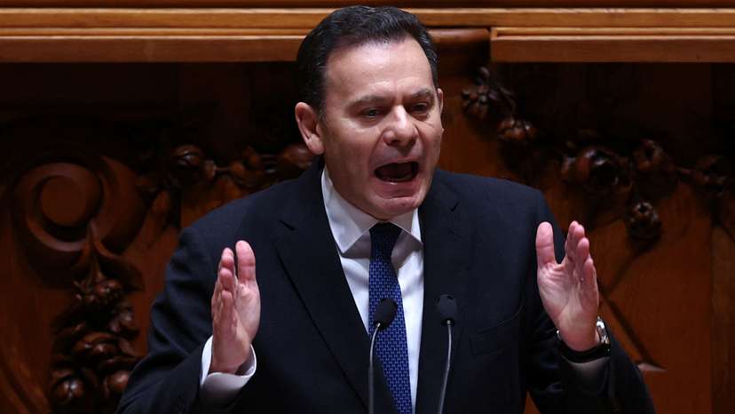 Confidence motion at the parliament, in Lisbon