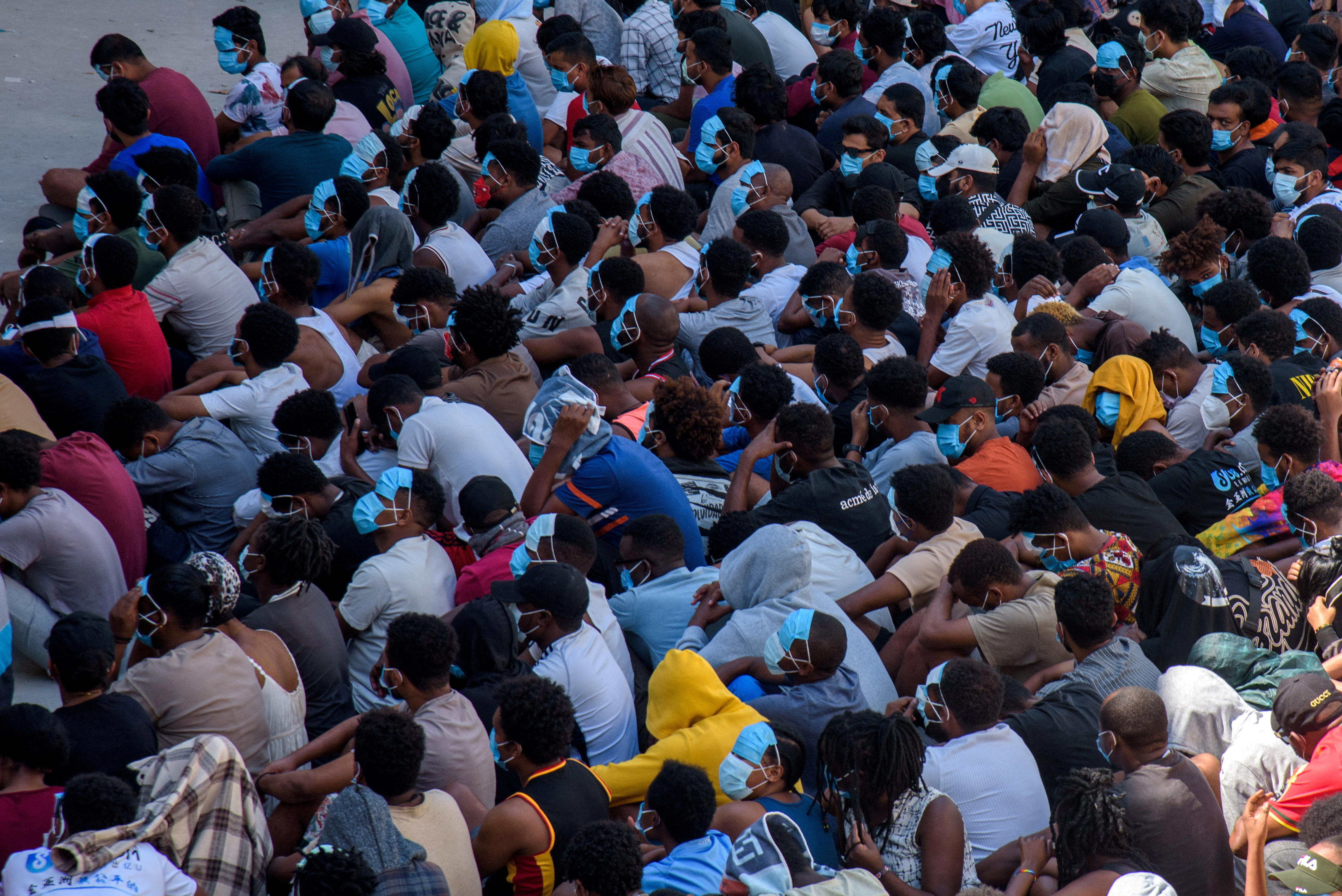 FILE PHOTO: Trafficked scam centre victims in Myanmar stuck in limbo, in Myawaddy, Myanmar