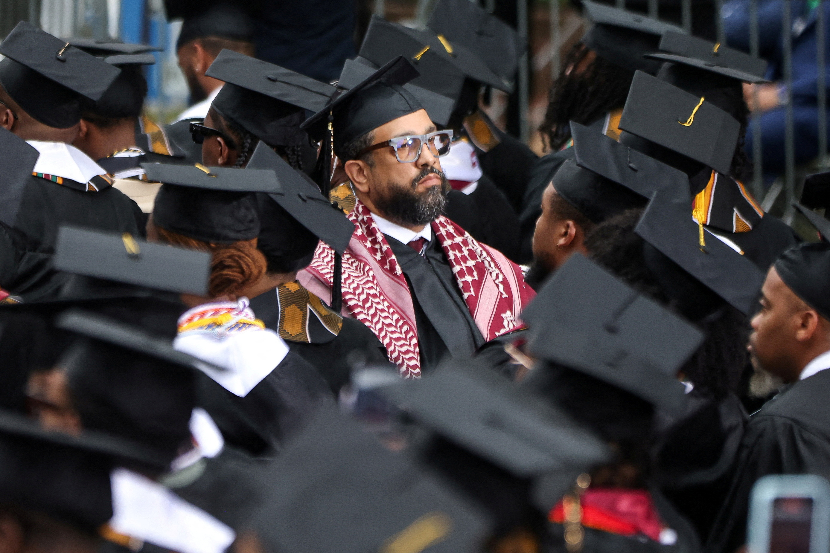 U.S. President Biden attends a commencement ceremony in Atlanta