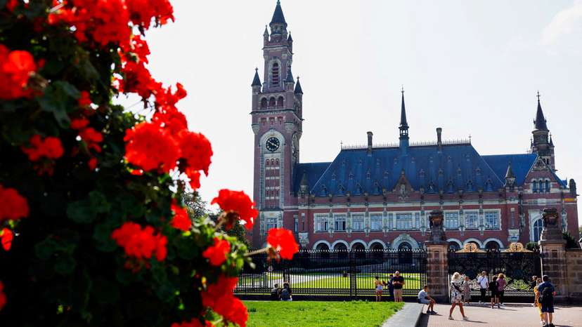 FILE PHOTO: A general view of the International Court of Justice in The Hague