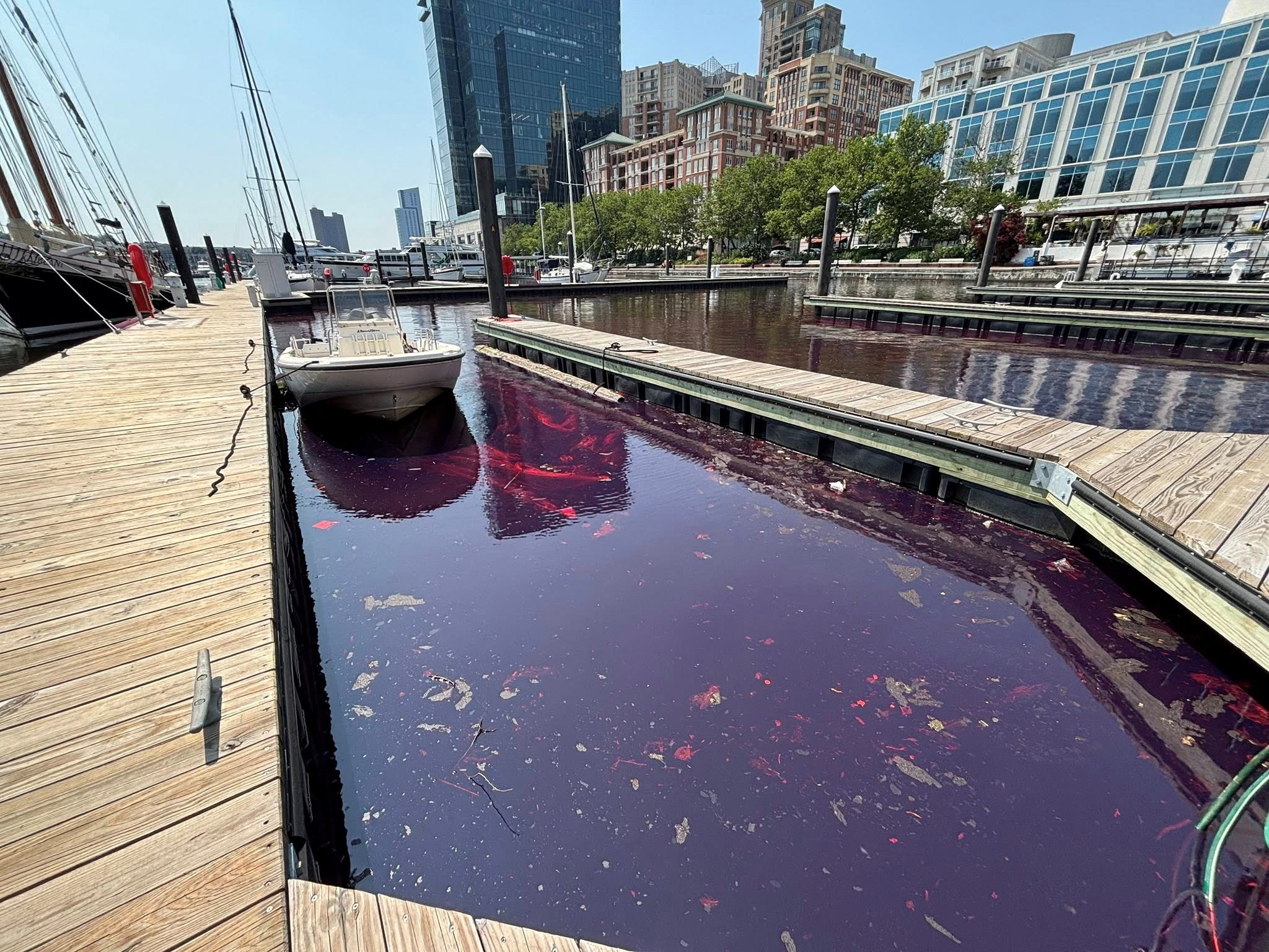 About 2,000 gallons of diesel spills in Baltimore waterfront, US officials say
