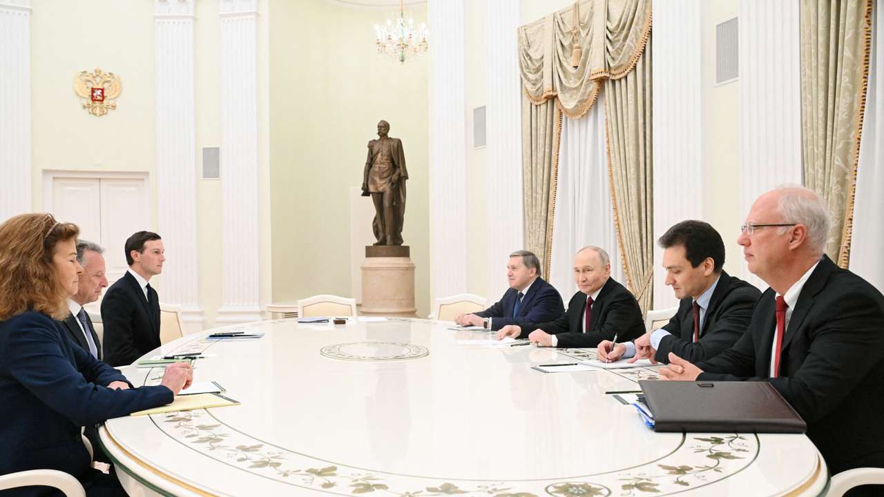 Russian President Vladimir Putin meets U.S. President Donald Trump's envoy Witkoff in Moscow