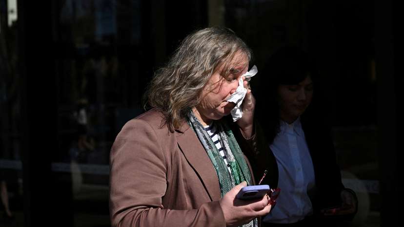 Transgender woman Roxanne Tickle leaves the Federal Court of Australia in Sydney