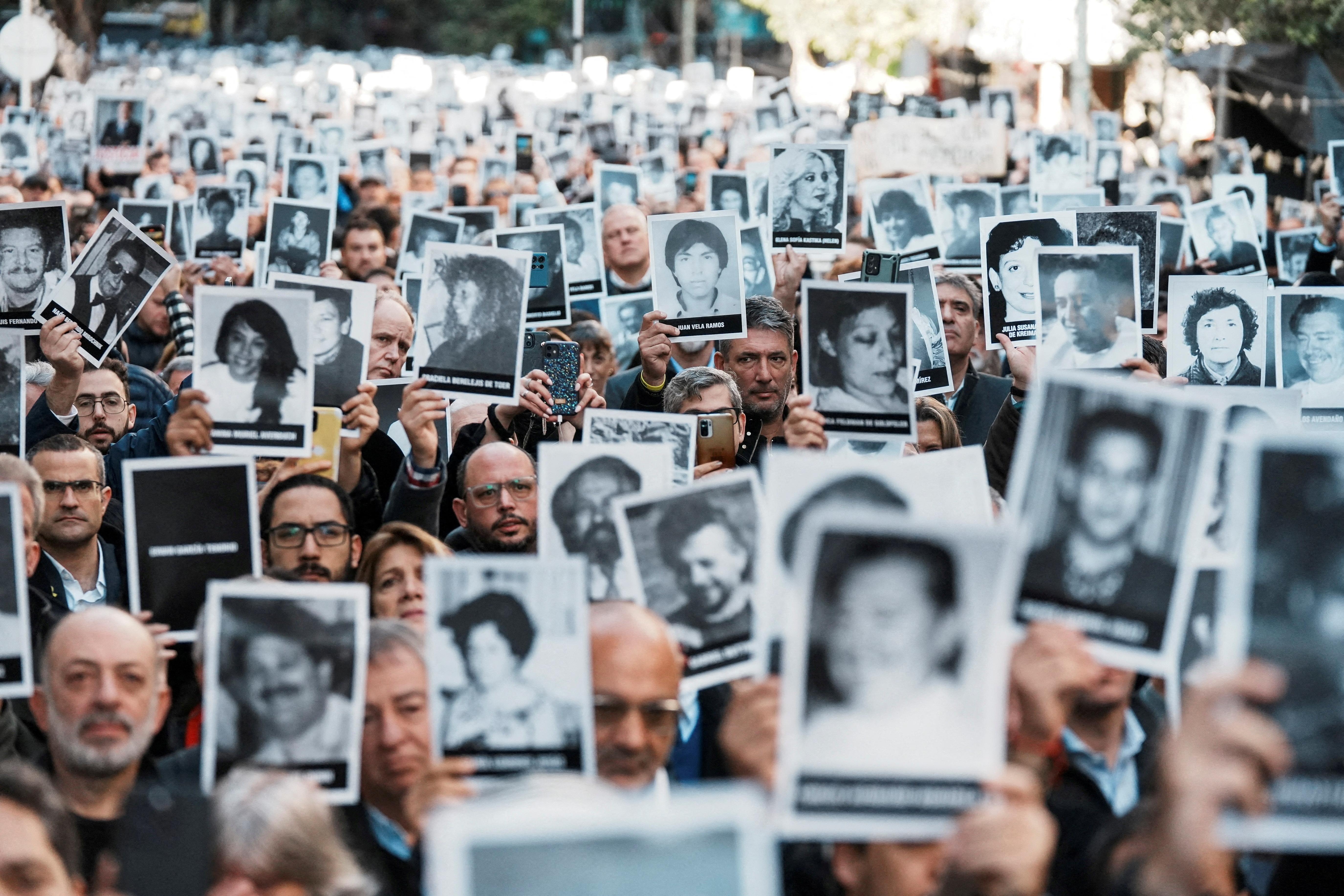 FILE PHOTO: 30th anniversary of the attack on the Argentine Israelite Mutual Association
