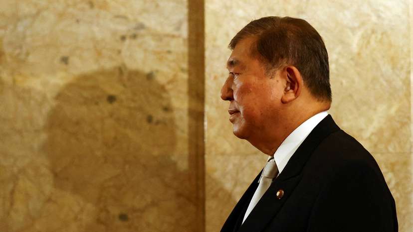 Japan's Prime Minister Shigeru Ishiba attends the opening ceremony of the parliamentary session in Tokyo