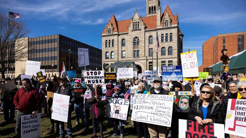 FILE PHOTO: In Trump country, even his strongest backers question government cuts