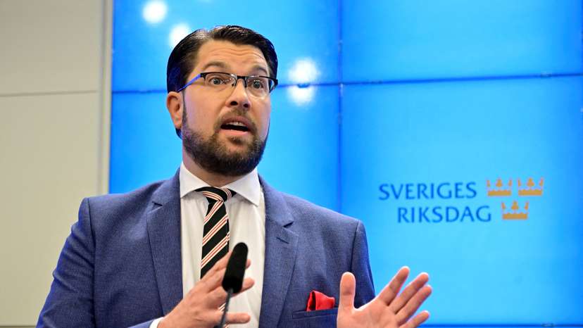 FILE PHOTO: News conference on formation of the government, in Stockholm