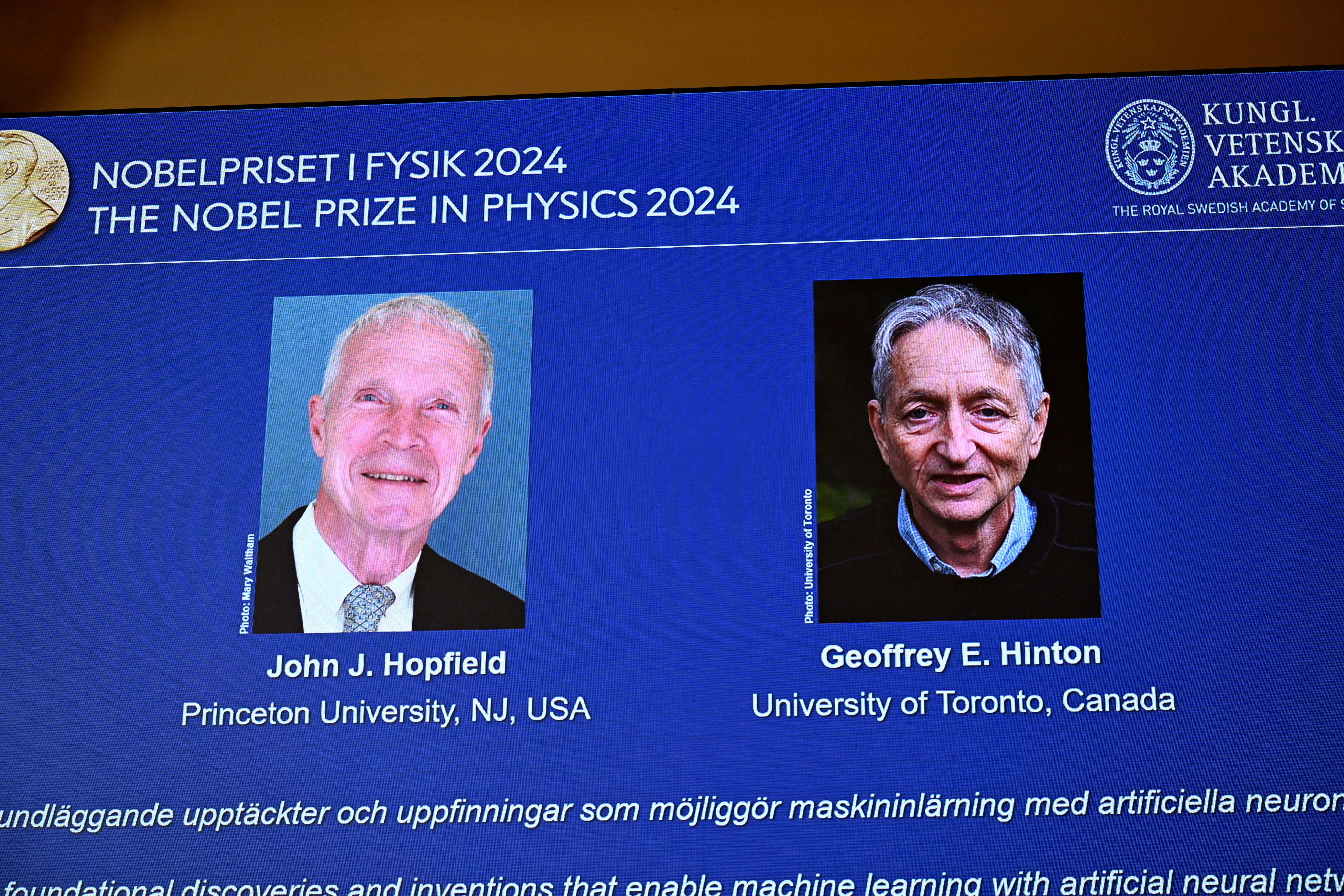 NOBEL PRIZE IN PHYSICS ANNOUNCED
