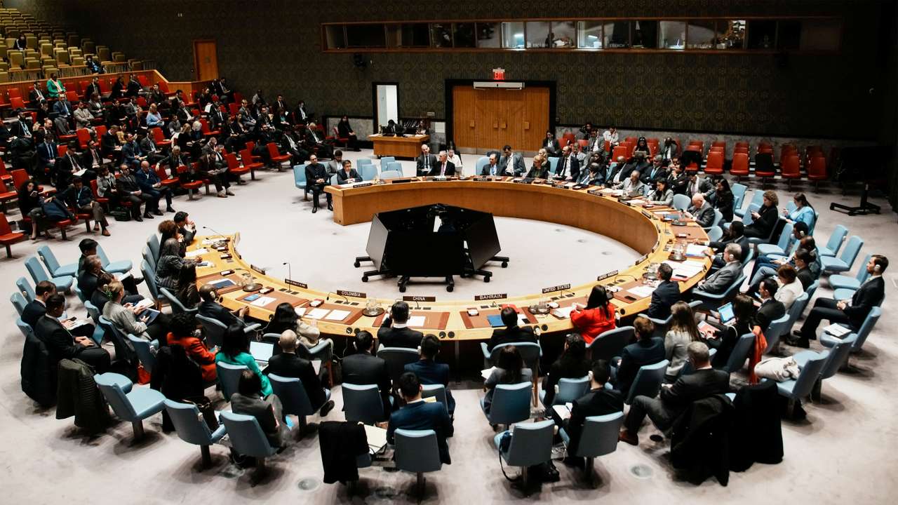 Members of the UN Security Council meet on Iran at the request of the United States at U.N. headquarters in New York