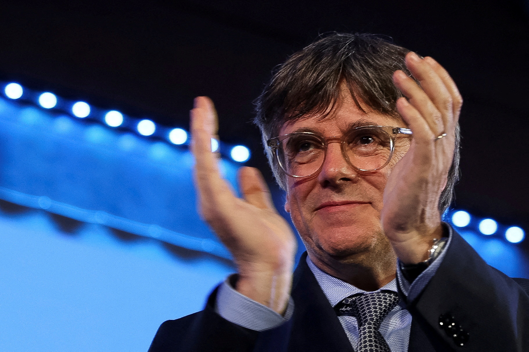 FILE PHOTO: Catalonia's regional election, in the French town of Argeles-sur-Mer