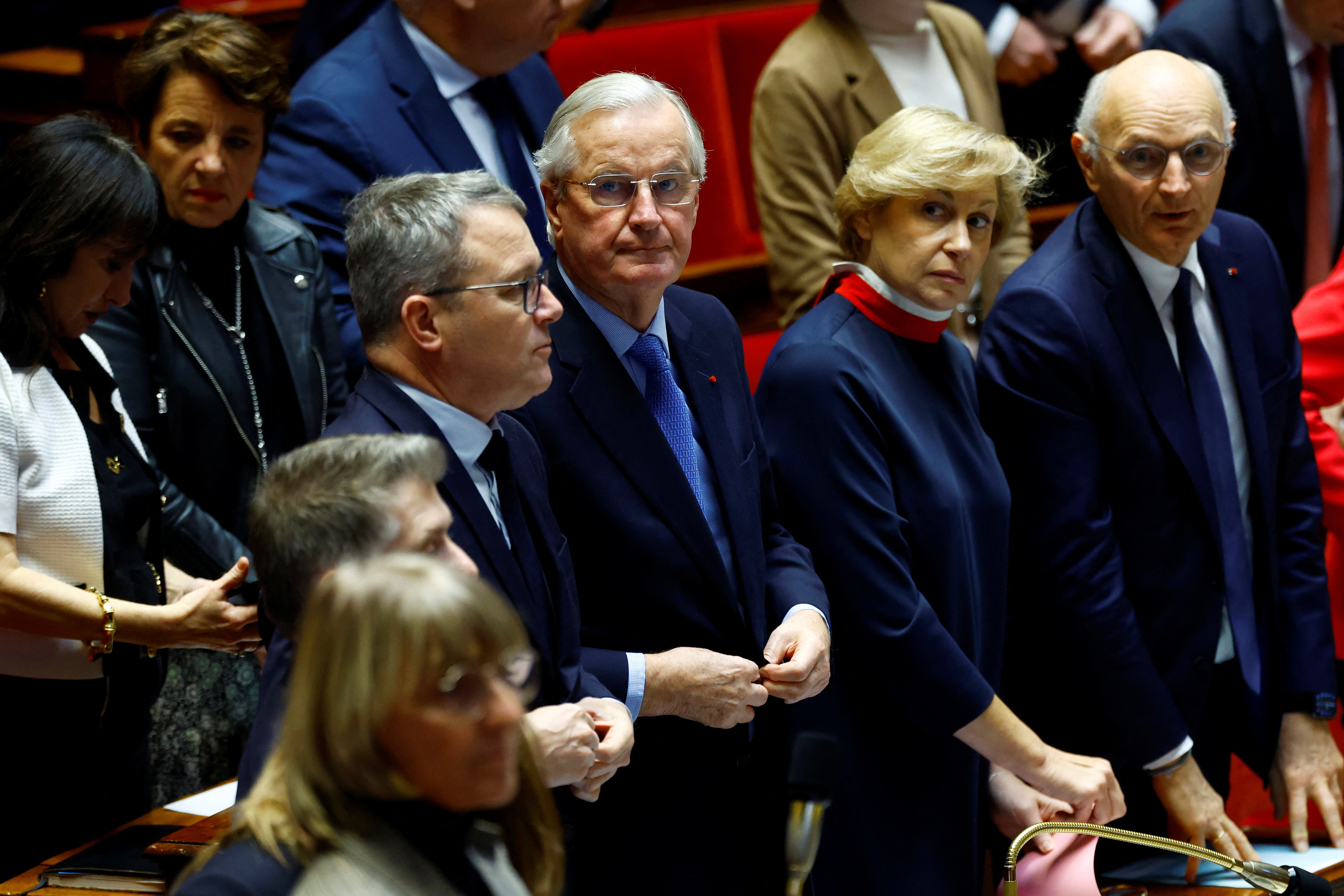Questions to the government session at the National Assembly in Paris
