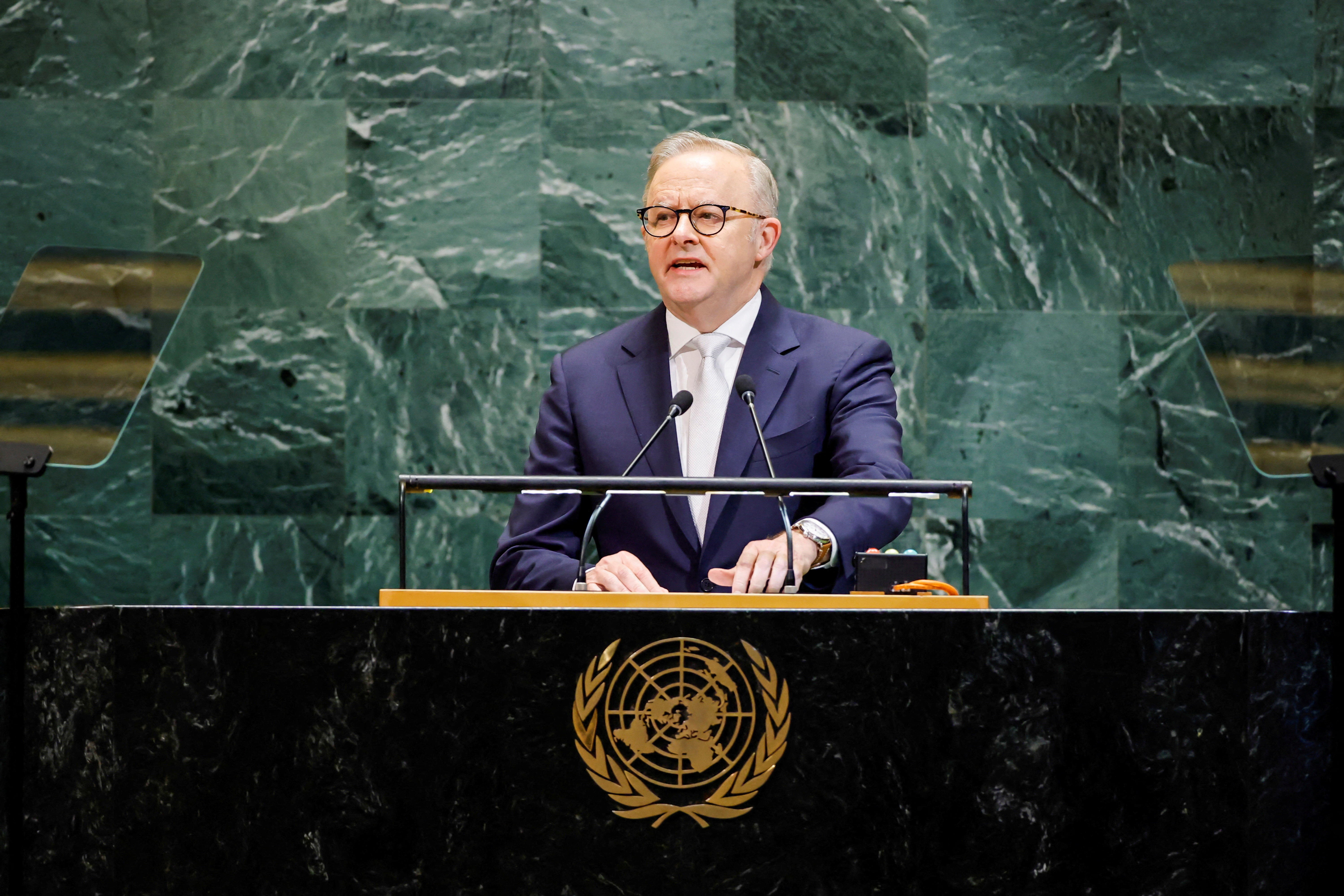 FILE PHOTO: 80th United Nations General Assembly at U.N. headquarters in New York