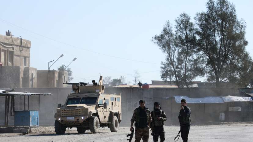 Syrian Democratic Forces (SDF) fighters deployed in Hasakah