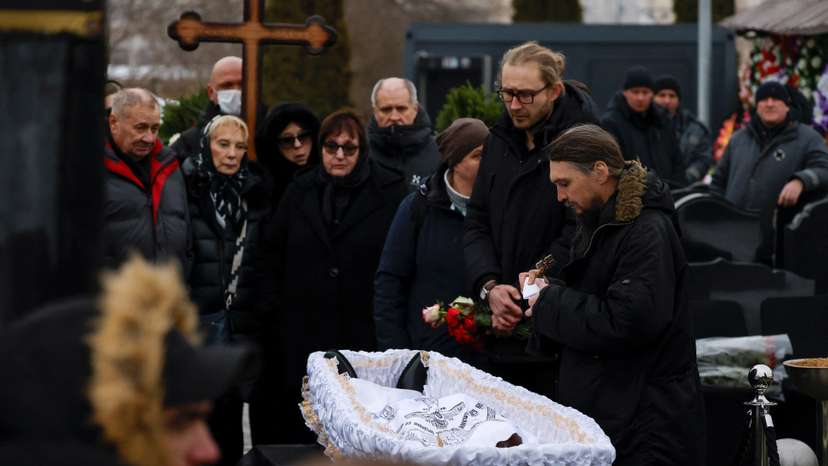 Funeral of Russian opposition leader Alexei Navalny