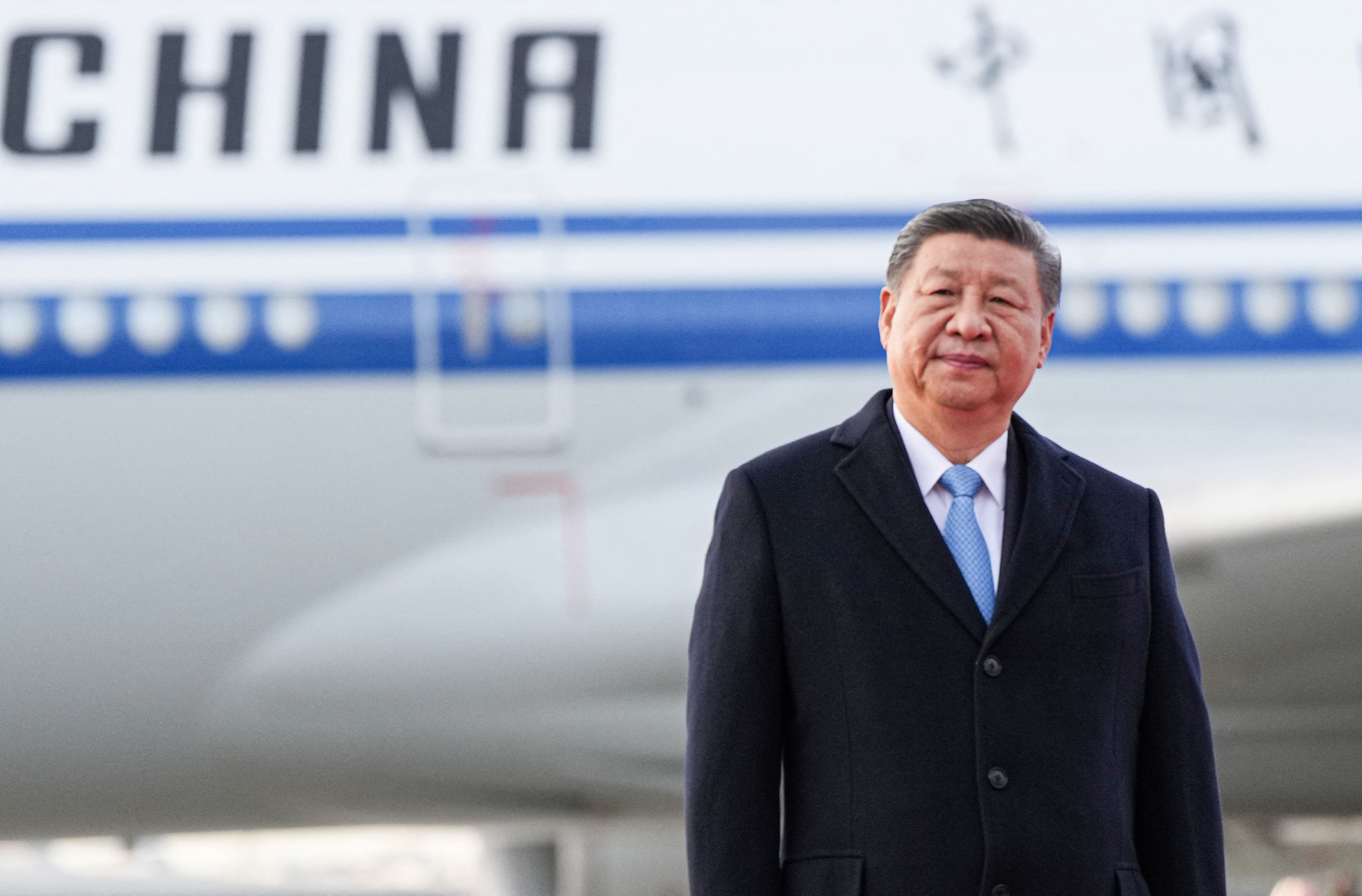 Chinese President Xi Jinping arrives in Moscow ahead of Victory Day celebrations