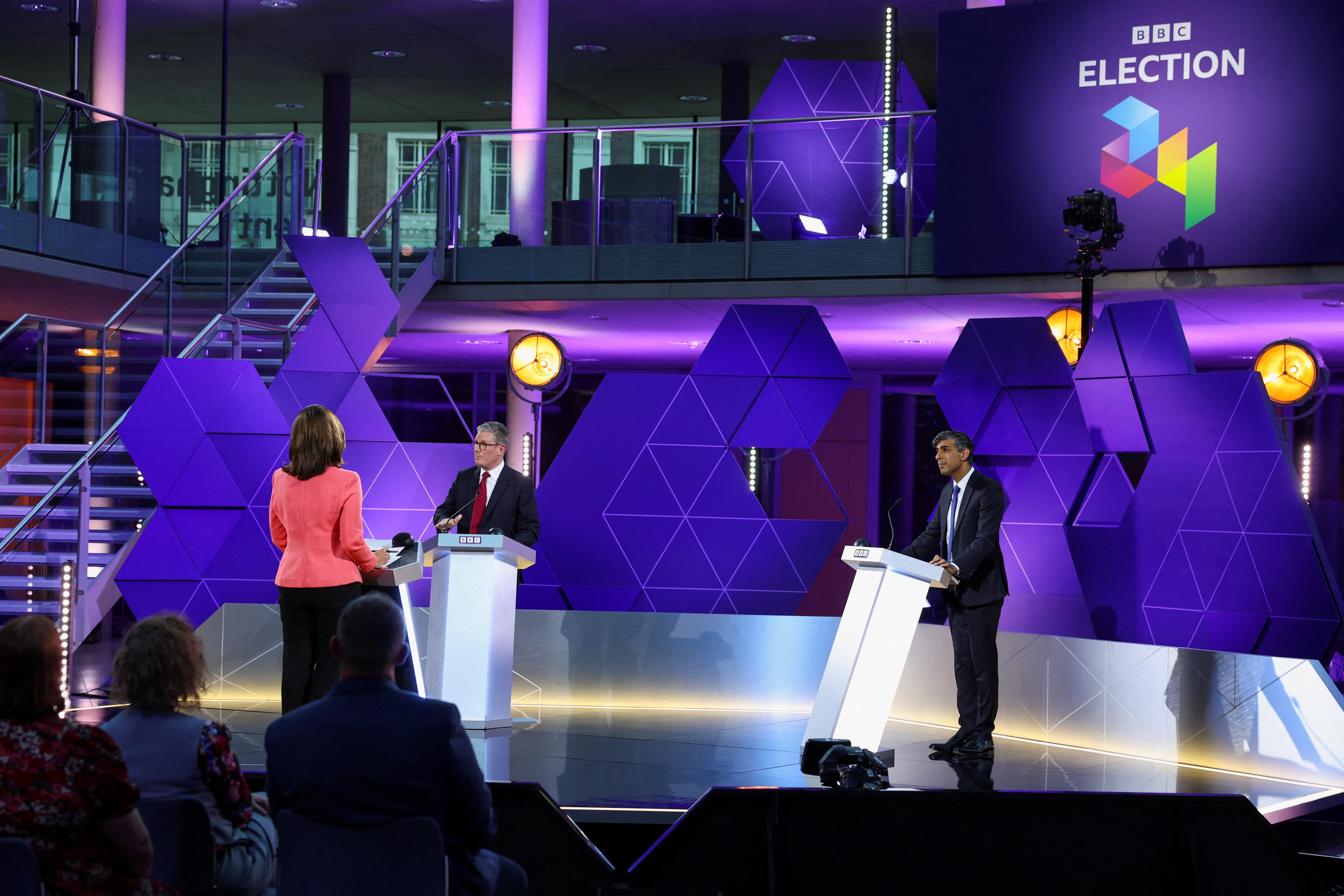BBC's Prime Ministerial Debate, in Nottingham