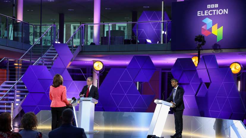 BBC's Prime Ministerial Debate, in Nottingham