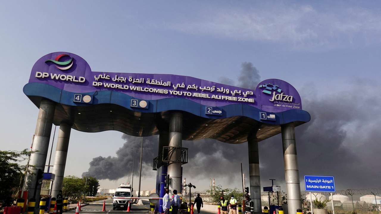 Smoke billows after Iranian attack, following United States and Israel strikes on Iran