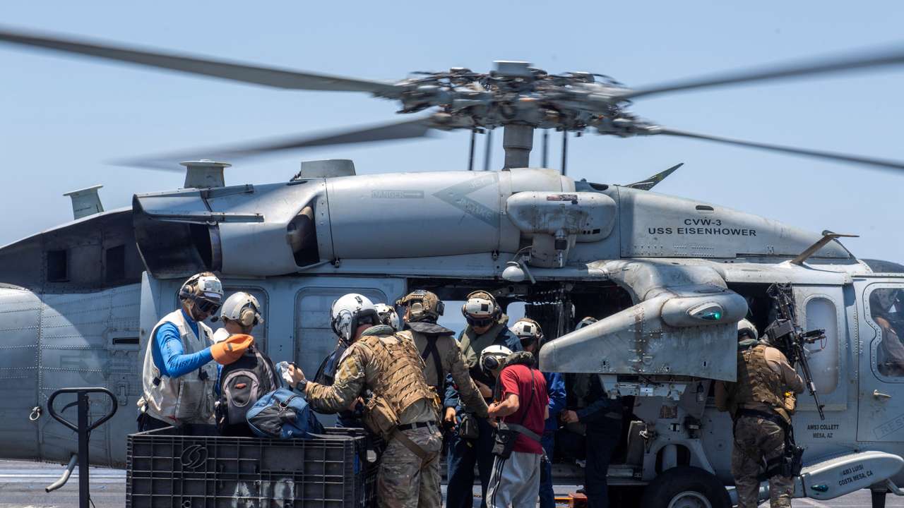 U.S. Naval forces rescue crew from Greek-owned ship struck by Houthis in Red Sea