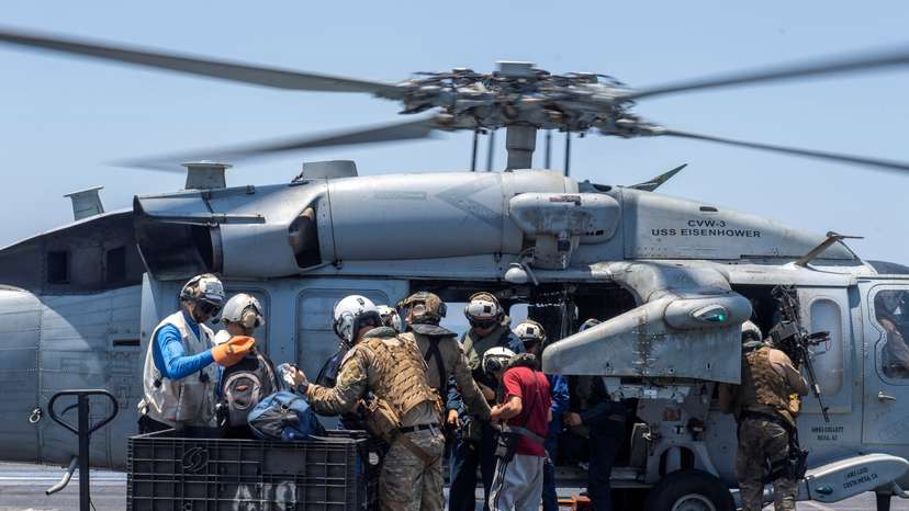 U.S. Naval forces rescue crew from Greek-owned ship struck by Houthis in Red Sea