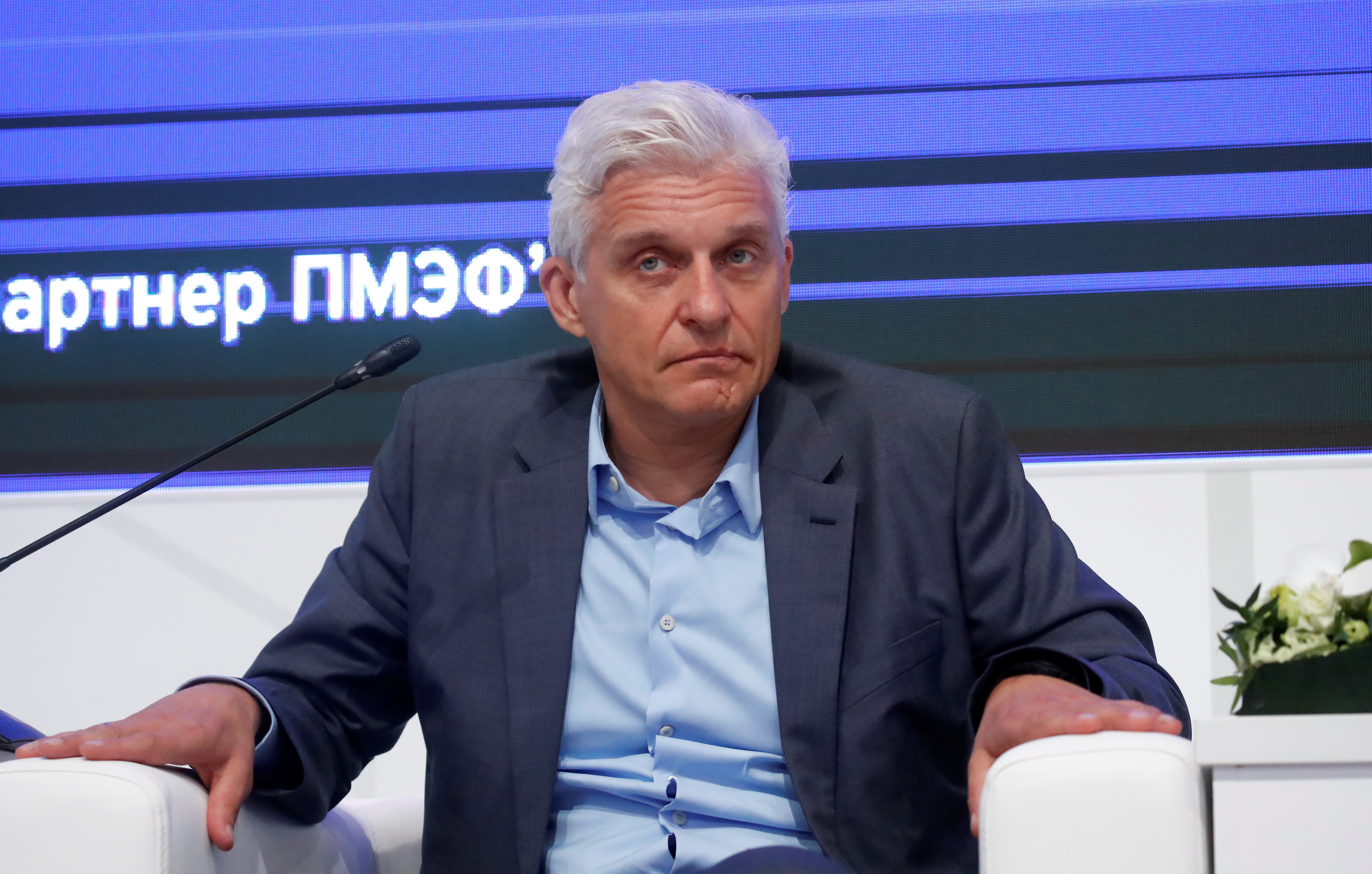 Tinkoff Bank Board Chairman attends the St. Petersburg International Economic Forum