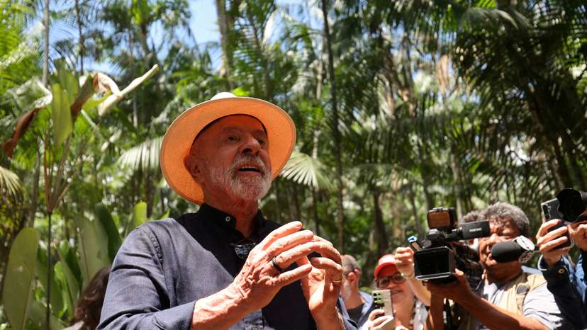 Brazilian President Lula visits a community in Para ahead of COP30