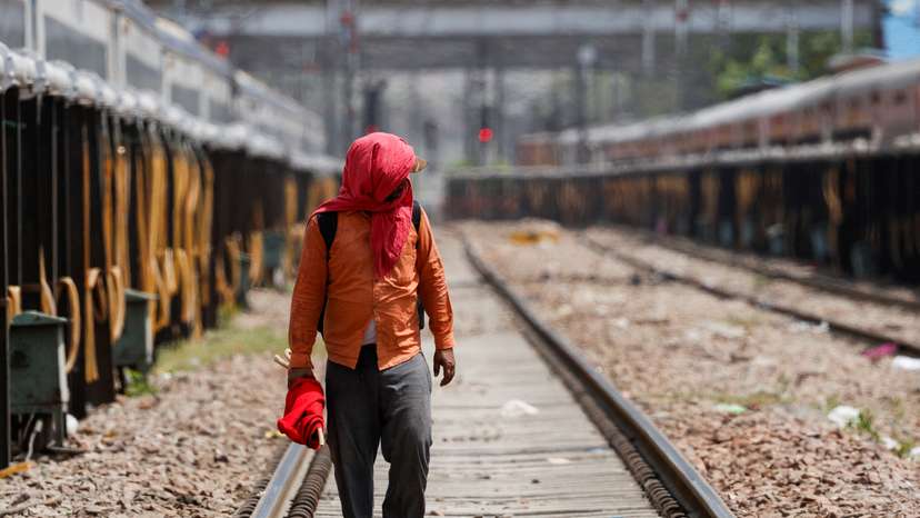 Heatwave in New Delhi