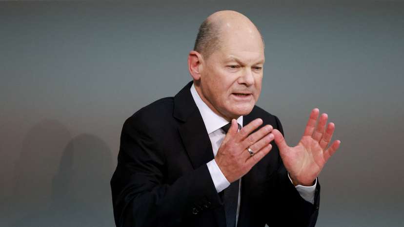 German lower house of parliament, Bundestag's 2024 budget debate, in Berlin
