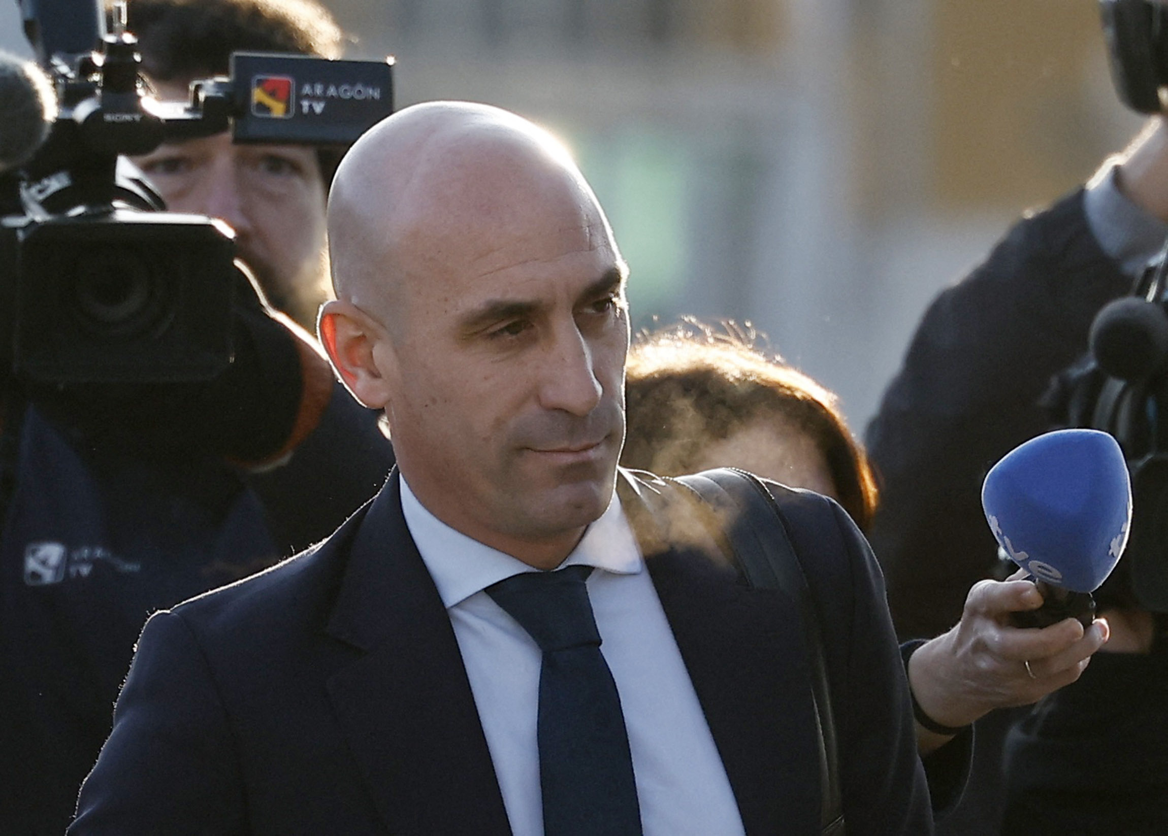 Former Spanish soccer chief Rubiales faces examination during trial for kissing footballer Jenni Hermoso