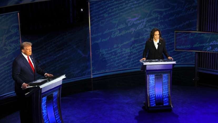 Harris-Trump presidential debate hosted by ABC in Philadelphia, Pennsylvania