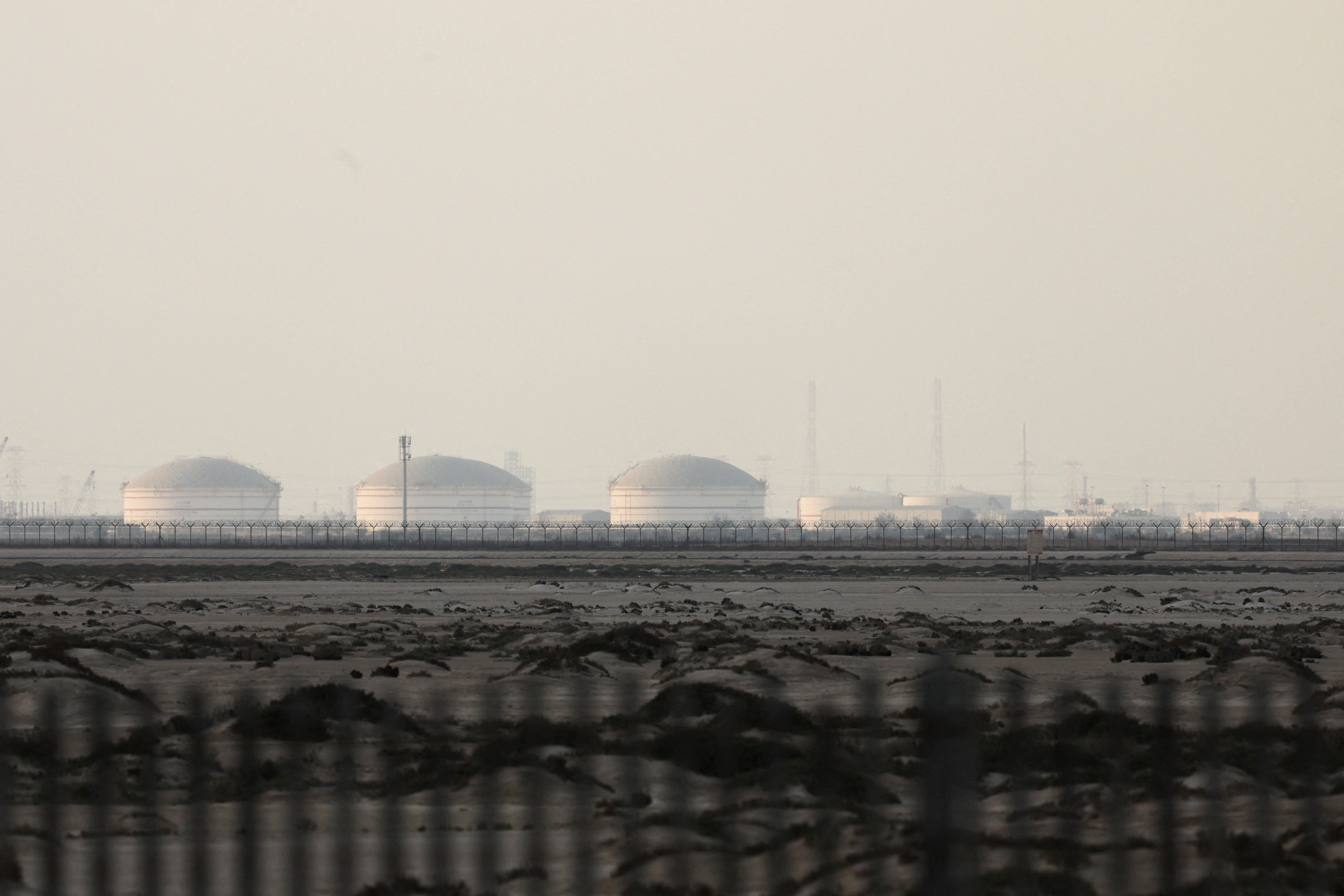 FILE PHOTO: QatarEnergy's liquefied natural gas (LNG) production facilities, amid the U.S.-Israeli conflict with Iran