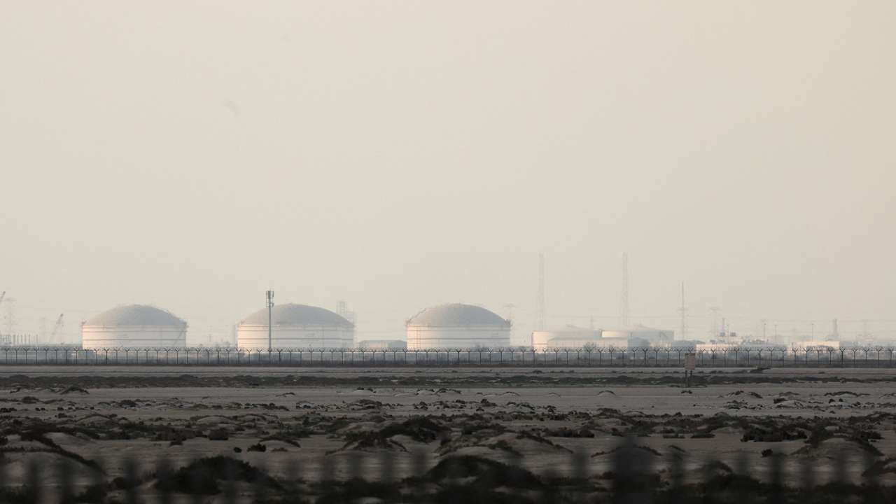FILE PHOTO: QatarEnergy's liquefied natural gas (LNG) production facilities, amid the U.S.-Israeli conflict with Iran