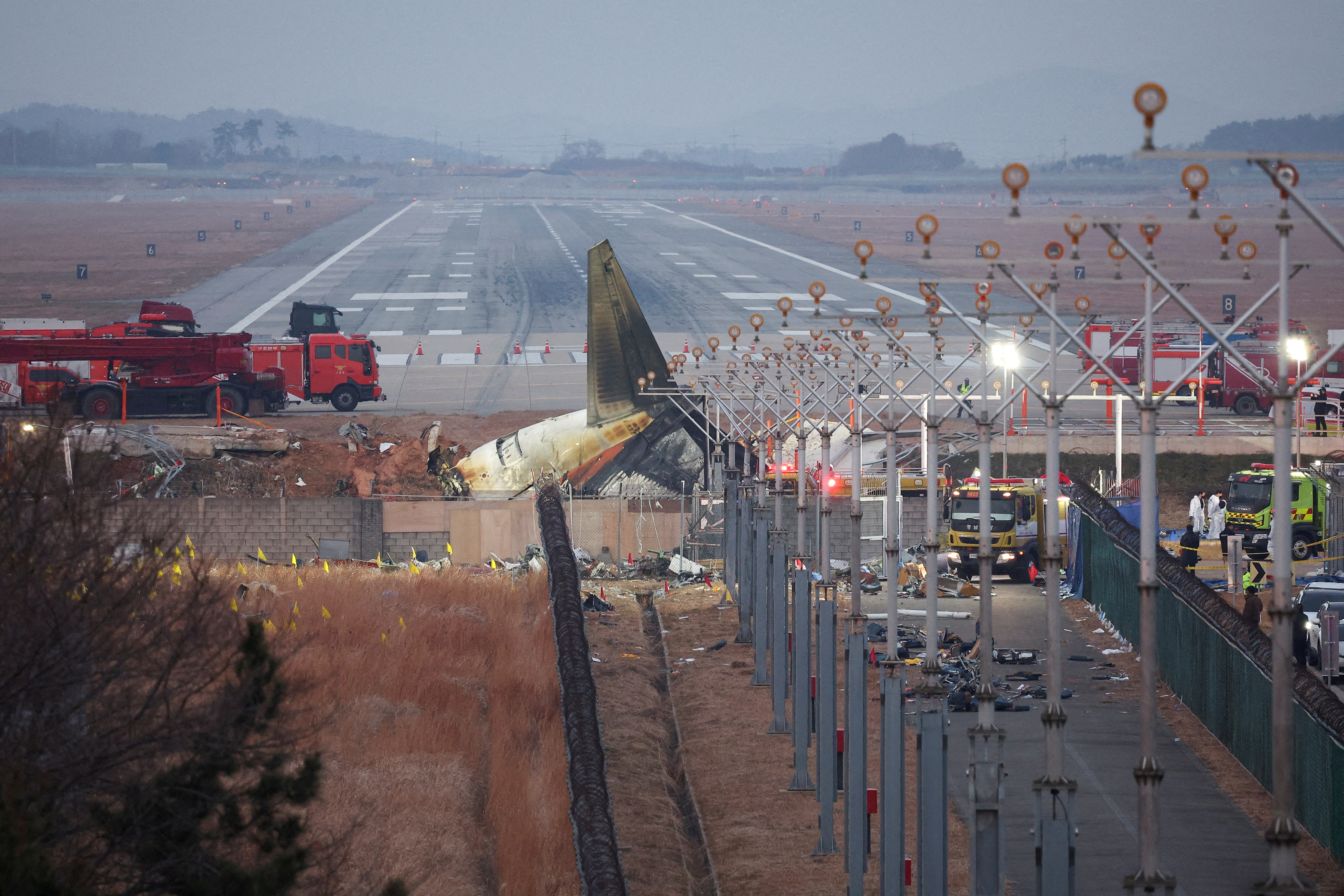 FILE PHOTO: South Korea to compile transcript of voice recording from crashed plane on Saturday